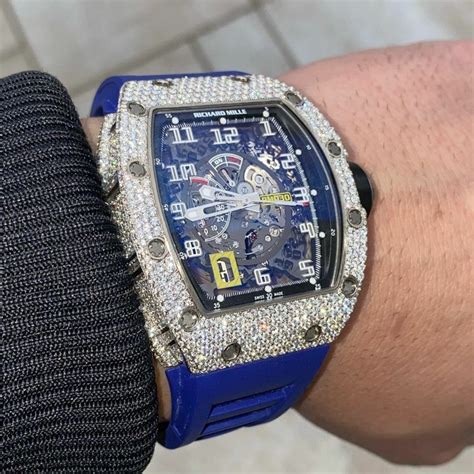 richard mille iced out.